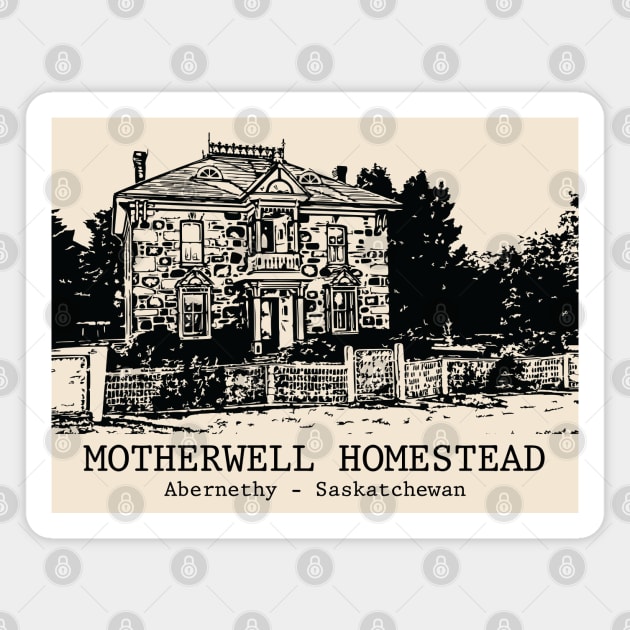Motherwell Homestead - Abernethy SK Magnet by Lakeric